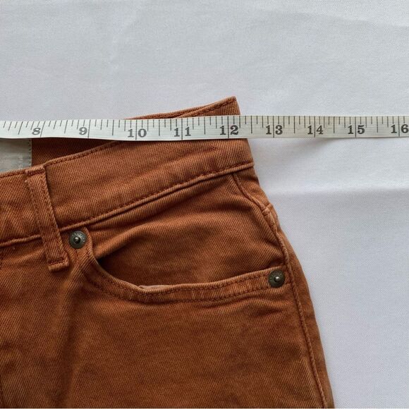 Everlane Rust Organic Cotton The Way-High Jeans Size 25 Tall - Picture 13 of 16